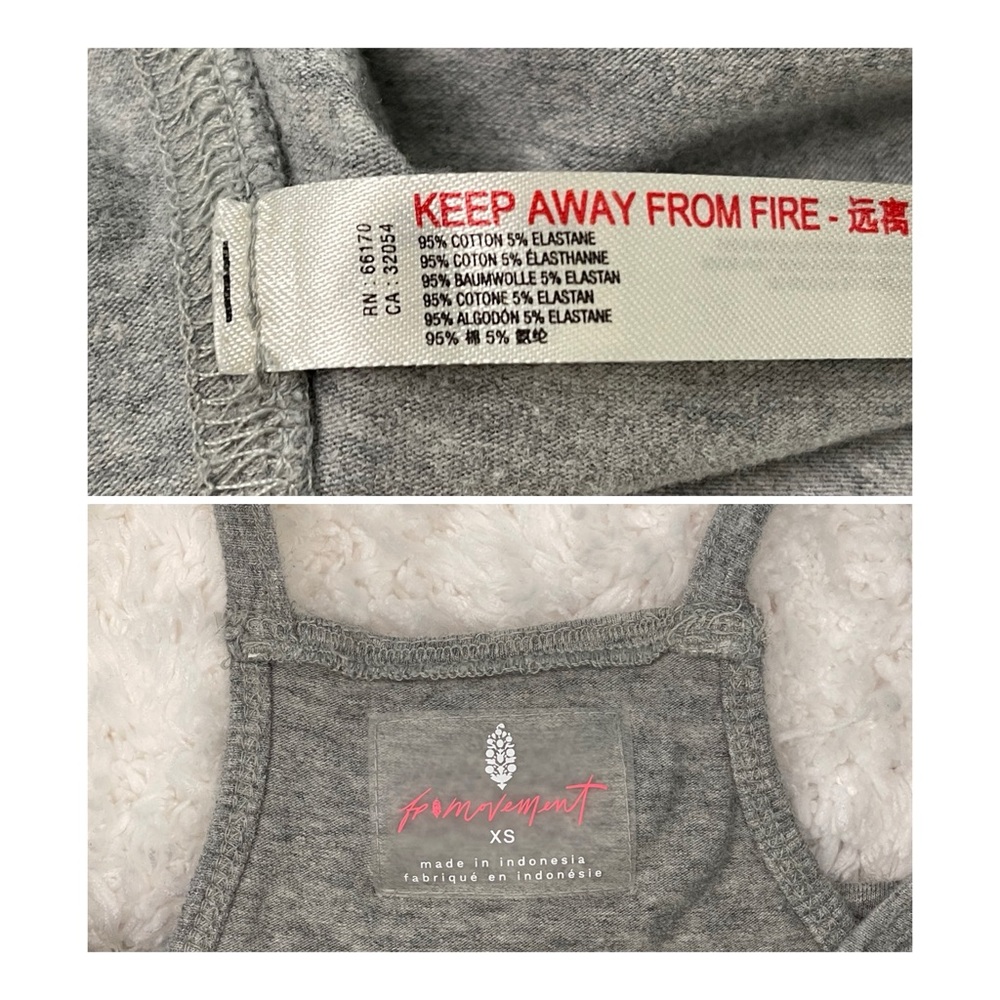 Free People Gray Hot Shot Onsie - Picture 5 of 8